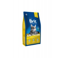 Корм Brit  Premium Cat для взрослых кошек, с лососем в соусе 800 г