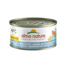 Almo Nature (консервы) полнорационные консервы для кошек, со скумбрией и бататом