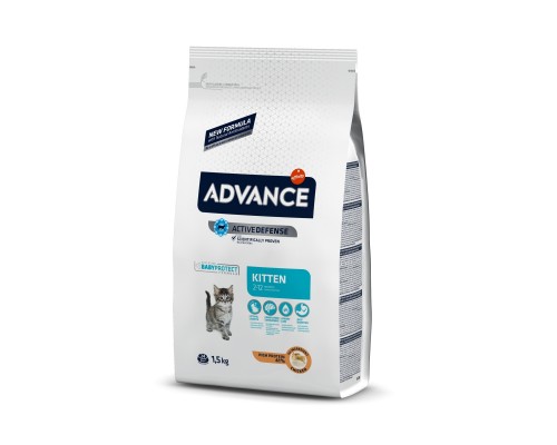 Корм Advance для котят с 2 до 12 месяцев 1,5 кг