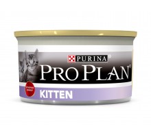 Purina Pro Plan консервы для котят, высоким содержанием курицы, мусс 85 г