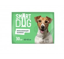 Smart Dog пелёнки впитывающие пеленки для собак 60х40, 30 шт 300 г