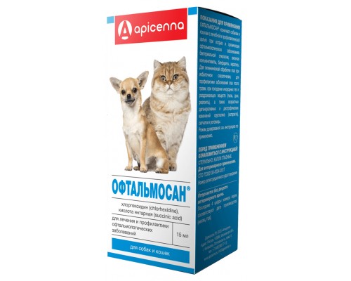 Apicenna офтальмосан глазные капли 15 г