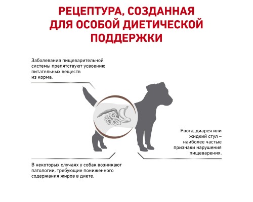 Royal Canin (вет.корма) для взрослых собак малых пород при нарушениях пищеварения 3 кг