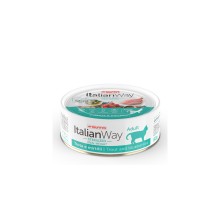 Italian Way Консервы  безглютеновые, для кошек: профилактика аллергии, форель и черника, низкокалорийные