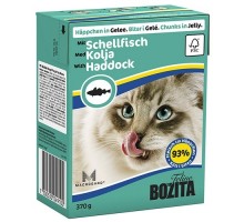 Bozita кусочки в желе для кошек, с морской рыбой