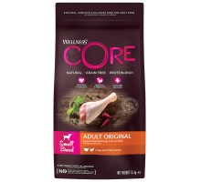 Корм Wellness CORE из индейки с курицей для взрослых собак мелких пород 1,5 кг