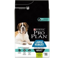 Корм Purina Pro Plan для взрослых собак крупных пород с мощным телосложением с чувствительным пищеварением, с высоким содержанием ягненка 14 кг