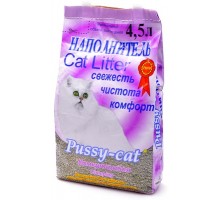 Pussy-Cat комкующийся наполнитель, 4,5л 2,8 кг