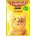 Friskies для взрослых кошек, с индейкой в подливе