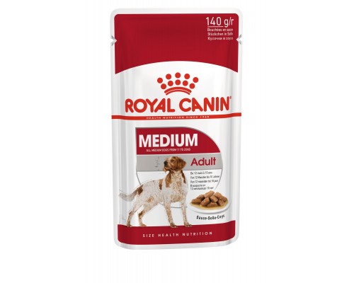 Royal Canin кусочки в соусе для собак средних пород 140 г