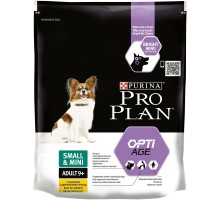 Корм Purina Pro Plan для взрослых собак старше 9 лет мелких и карликовых пород, с высоким содержанием курицы 700 г