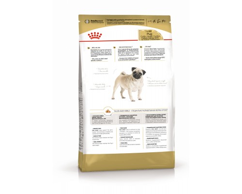 Корм Royal Canin для взрослого мопса с 10 месяцев 500 г