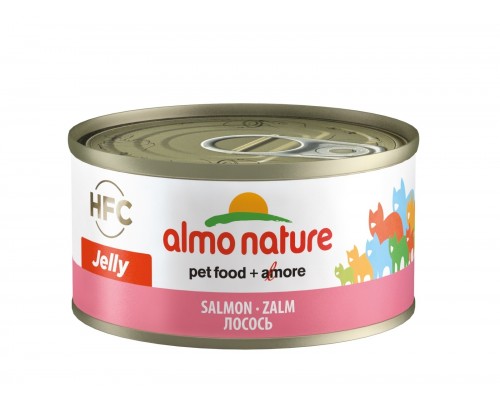 Almo Nature (консервы) консервы с лососем желе для кошек