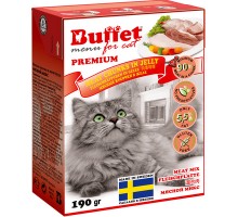 Buffet кусочки в желе для кошек мясной микс