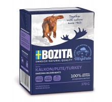 Bozita  Naturals кусочки в желе для собак, с индейкой 370 г