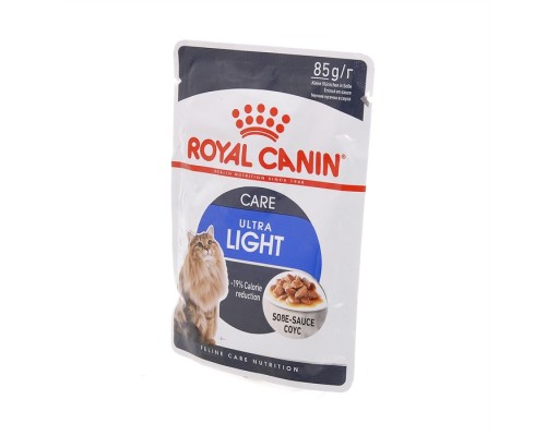 Royal Canin кусочки в соусе для кошек 1-10 лет (низкокалорийный)