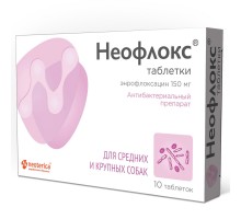 Neoterica Protecto неофлокс таблетки для средних и крупных собак (1 таб./30 кг) 10 таб