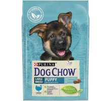 Корм Dog Chow для щенков крупных пород, с индейкой 14 кг