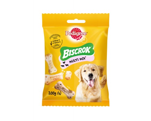 Pedigree  Biscrok лакомство для взрослых собак Бисквитные косточки ассорти 500 г