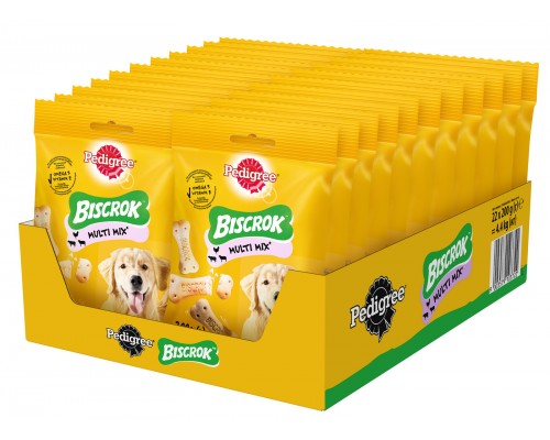 Pedigree  Biscrok лакомство для взрослых собак Бисквитные косточки ассорти 500 г