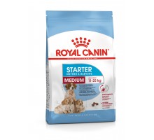 Корм Royal Canin для щенков средних пород от 3 недель до 2 месяцев, беременных и кормящих сук 12 кг