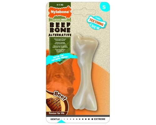 Nylabone косточка для щенков, аромат говядины, S 67 г