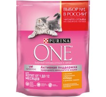 Корм Purina One для котят, с высоким содержанием курицы и цельными злаками 200 г