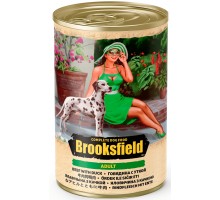 Brooksfield консервированный корм для собак, с говядиной, уткой и рисом 400 г