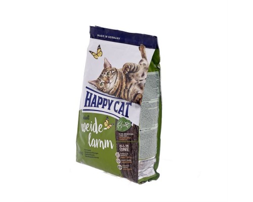 Корм Happy cat для кошек, с ягненком 1,4 кг