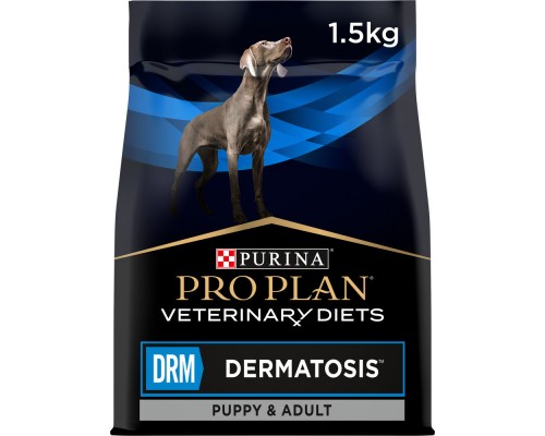 Purina Pro Plan Veterinary Diets для щенков и взрослых собак для поддержания здоровья кожи при дерматозах и выпадении шерсти