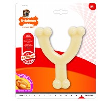 Nylabone косточка-рогатка, экстра-жесткая, аромат курицы, М 16 г