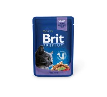 Brit паучи Premium  для кошек, с треской