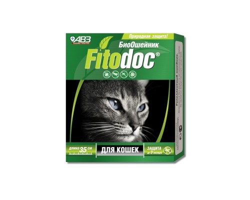 Агроветзащита  FITODOC ошейник репеллентный био для кошек 35 см