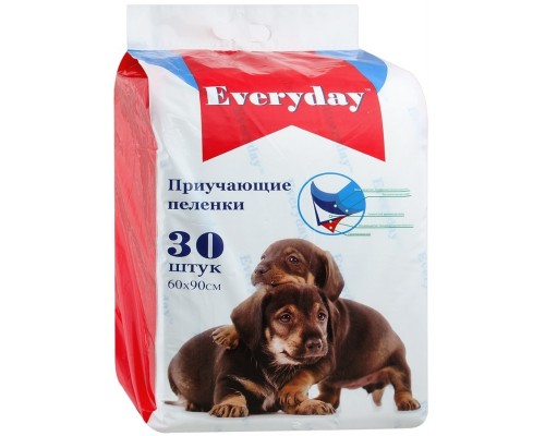 EVERYDAY впитывающие пеленки для животных (гелевые), 30 шт. 60х90 см