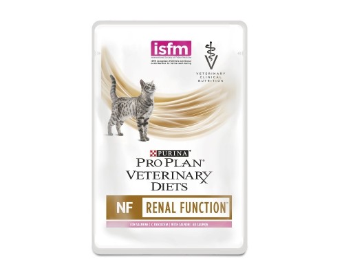 Purina Pro Plan Veterinary Diets кусочки в соусе для кошек при почечной недостаточности с лососем