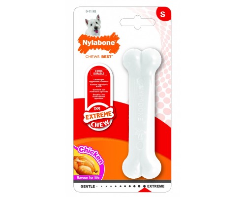 Nylabone косточка экстра-жесткая, аромат курицы, S 63 г