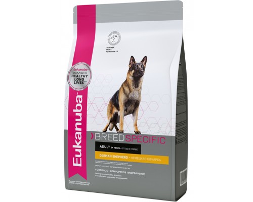 Корм Eukanuba для немецкой овчарки 10 кг