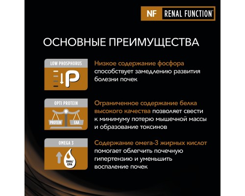 Purina Pro Plan Veterinary Diets для взрослых собак при патологии почек 3 кг