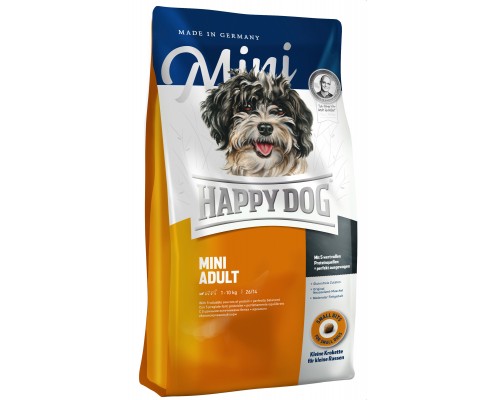 Корм Happy dog сухой корм Happy Dog "Мини эдалт" для собак мелких пород весом до 10 кг 300 г