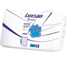 Luxsan пеленки для животных 60x60 см, 30 шт. (100% целлюлоза) 1,64 кг