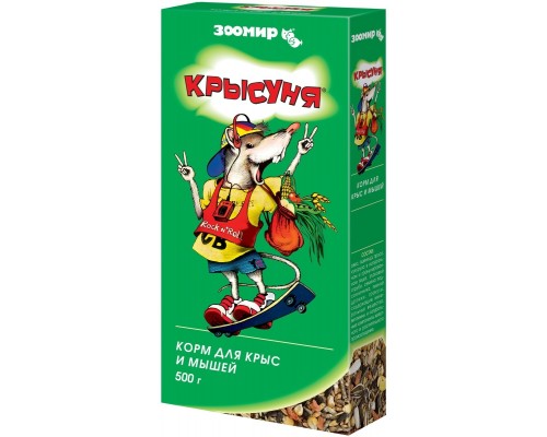 ЗООМИР корм для крыс и мышей "Крысуня" 500 г