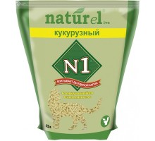 N1 комкующийся наполнитель "Кукурузный" 7 кг