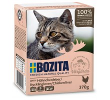 Bozita кусочки в желе для кошек, c куриной печенью