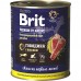 Brit  Premium by Nature консервы с говядиной и пшеном для собак 850 г