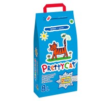 Pretty Cat наполнитель впитывающий для кошачьих туалетов С АЛОЕ  8л 4 кг