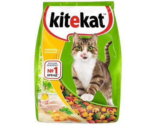 Корм Kitekat сухой для кошек "Курочка аппетитная" 2,2 кг