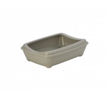 Moderna туалет-лоток средний с рамкой Artist Medium + rim, 42х30х12см, теплый серый (arist-o-tray + rim 42cm medium) 400 г