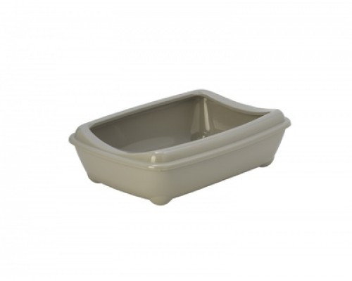 Moderna туалет-лоток средний с рамкой Artist Medium + rim, 42х30х12см, теплый серый (arist-o-tray + rim 42cm medium) 400 г