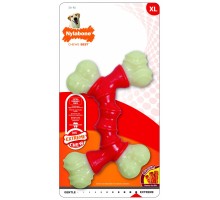 Nylabone двойная косточка экстра-жесткая, аромат бекона, XL 415 г