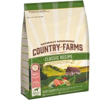 Корм Country Farms классический. Полнорационный корм для взрослых собак, с высоким содержанием лосося 2,5 кг